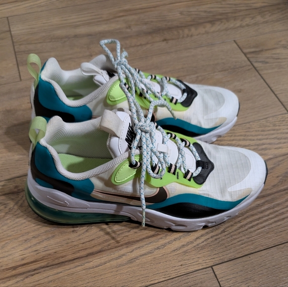 Nike Air Max Sneakers - White, Green, Blue - Picture 7 of 10